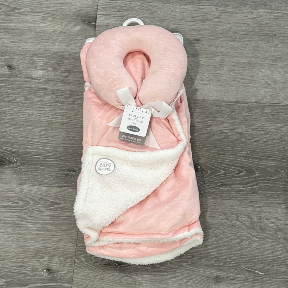 Bon Bebe Pink Baby Travel Set